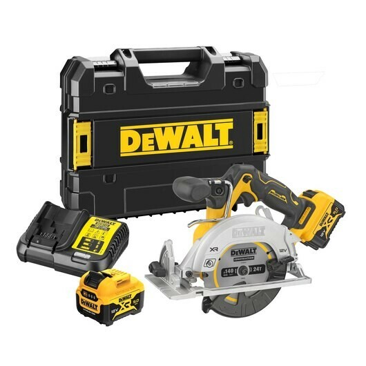 Pilarka tarczowa 12V + 2 x 5Ah + ładowarka + walizka DeWALT DCS512P2 1