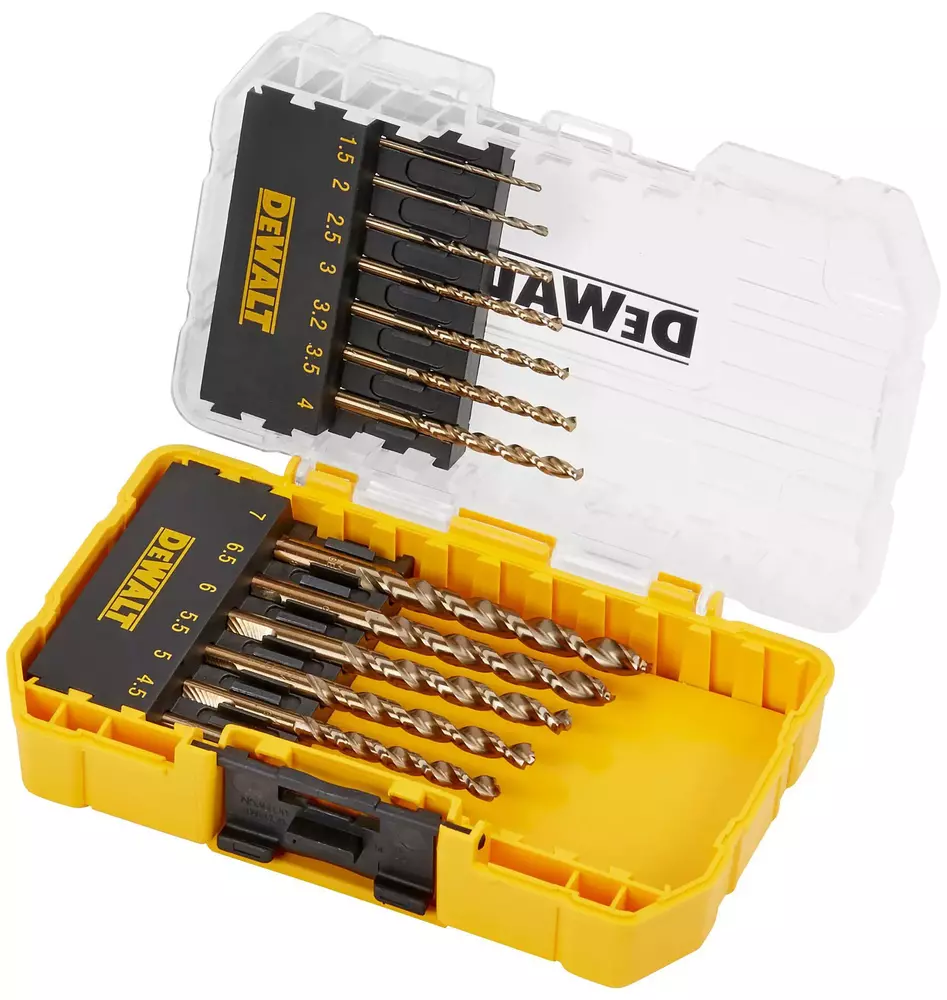 Zestaw 13 wierteł do metalu 1,5-7 mm Extreme 2 HSS DeWALT DT70710 1