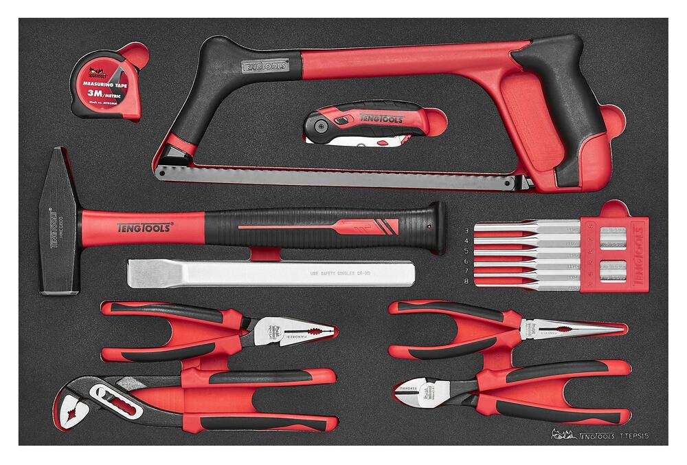 15-elementowy zestaw narzędzi Teng Tools TTEPS15 1