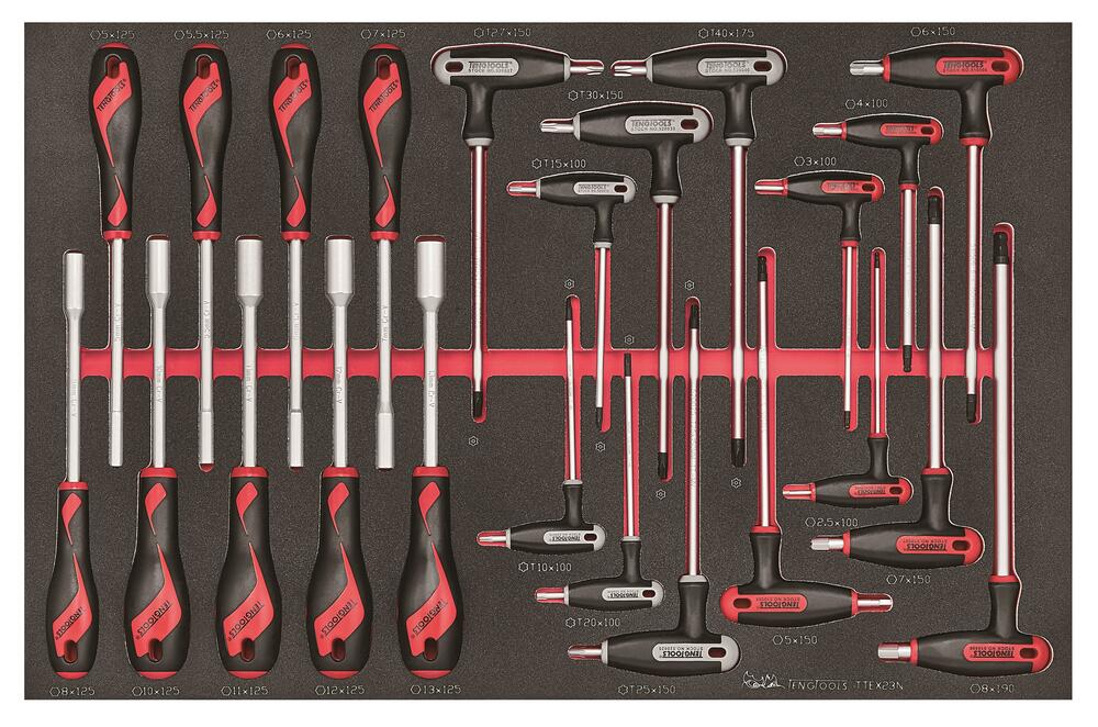 23-elementowy zestaw narzędzi, Teng Tools TTEX23N 1