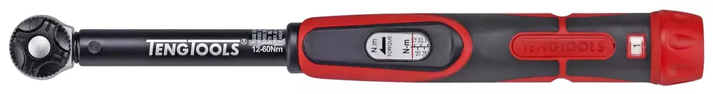 Klucz dynamometryczny cyfrowy 12-60 Nm zabierak 3/8" Teng Tools 237700109 1
