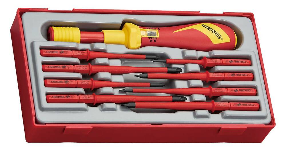 Zestaw wkrętaka dynamometrycznego VDE 1000V TTVSD09 1