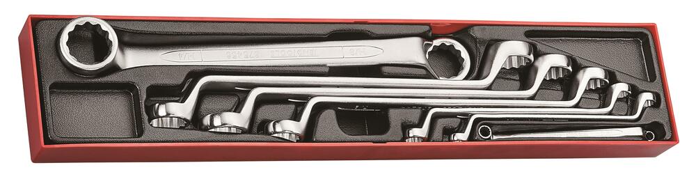7-elementowy zestaw kluczy oczkowych Teng Tools TTX6707 1
