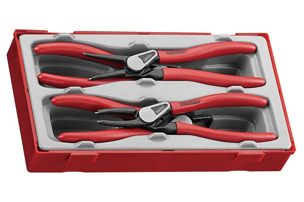 4-elementowy zestaw szczypiec do wewn. i zewn. pierścieni osadczych 19-60 mm Teng Tools TT474-7E 1