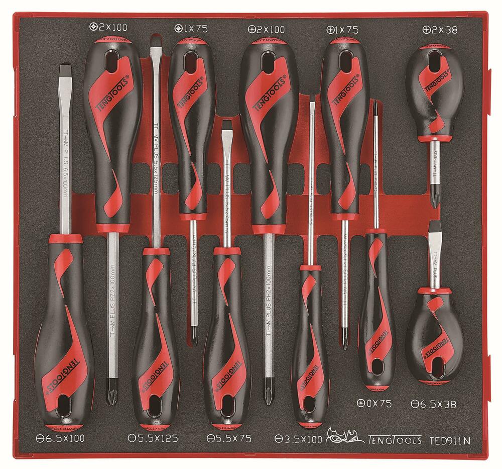 Zestaw 11 wkrętaków Teng Tools TED911N 1