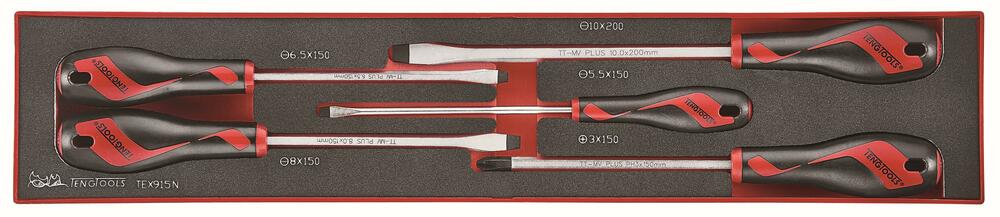 Zestaw 5 wkrętaków Teng Tools TEX915N 1