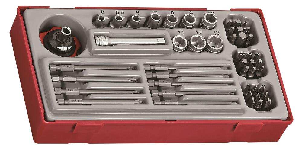 Zestaw 48 grotów wymiennych i nasadek Teng Tools TT1448 1