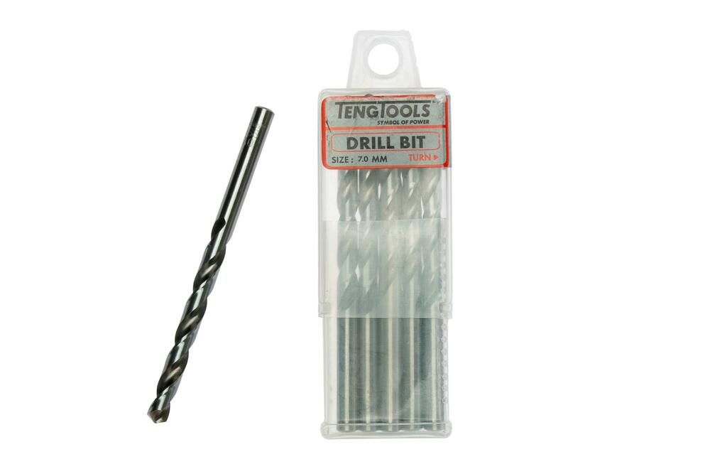 Wiertło kręte krótkie 7,0 mm (10 szt) DBx070 Teng Tools 151661600 1