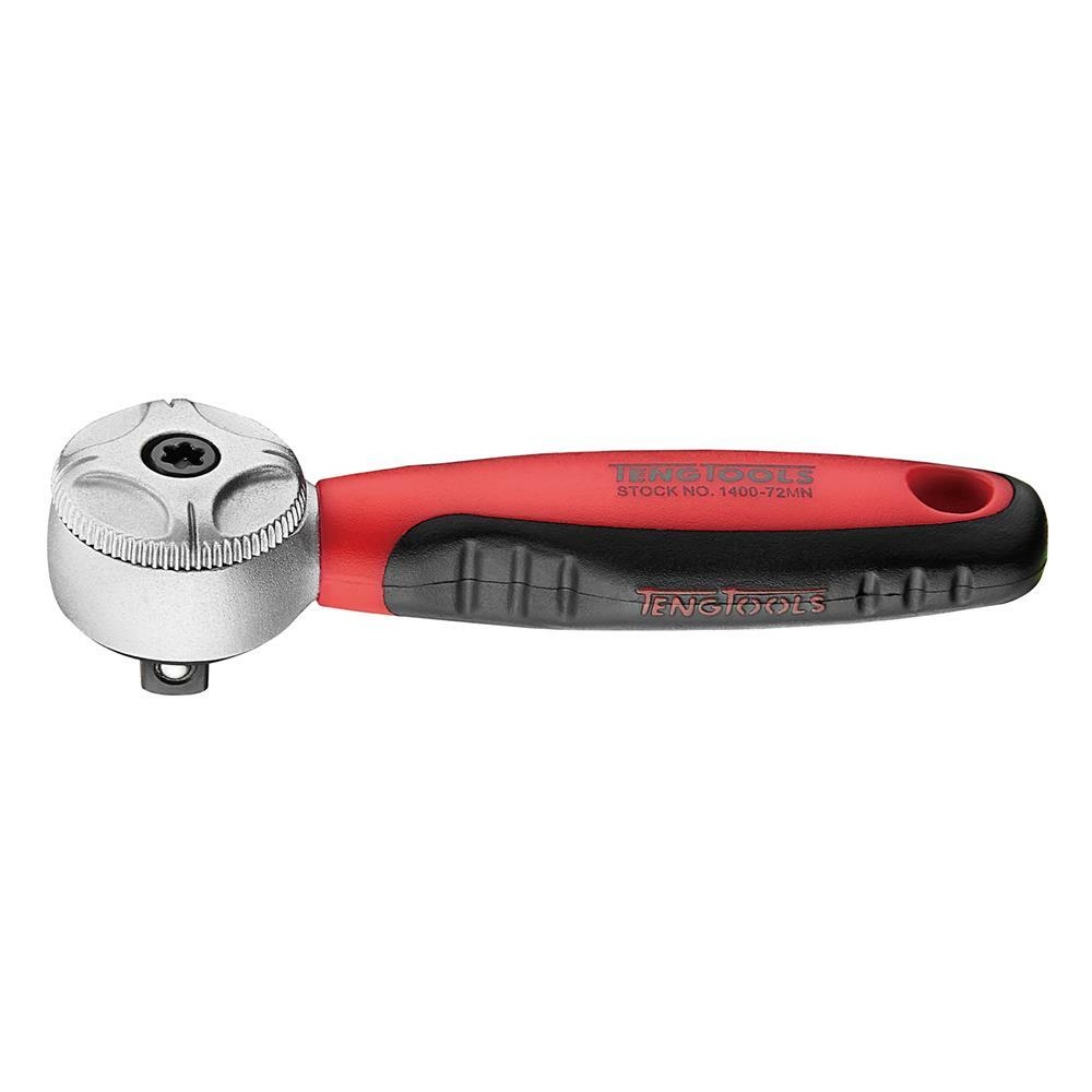 Pokrętło grzechotkowe mini z chwytem 1/4Teng Tools 1400-72MN 1