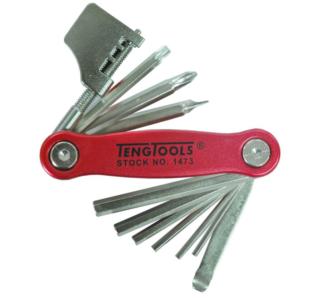 Klucze trzpieniowe - zestaw rowerowy Teng Tools 1473 1