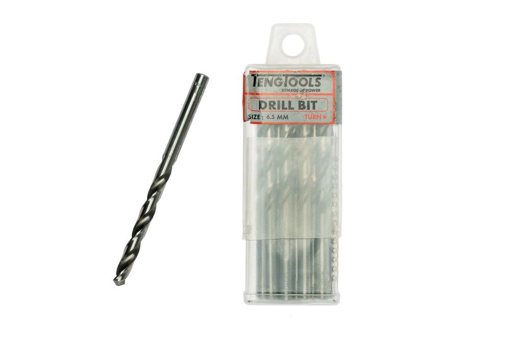 Wiertło kręte krótkie 6,5 mm (10 szt) DBx065 Teng Tools 151661402 1