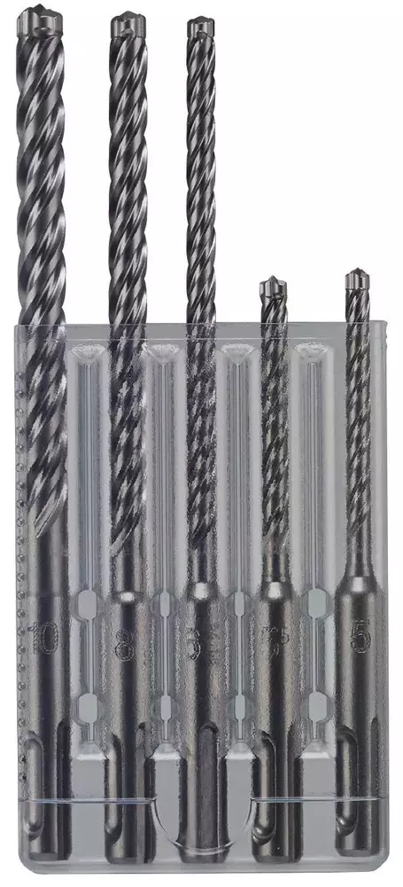 Zestaw 5 wierteł 5-10mm do betonu SDS-plus Luna 200009925 1