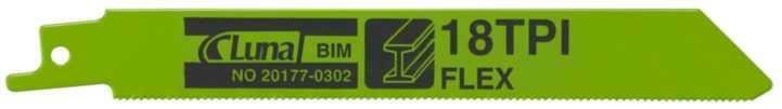 Brzeszczoty szablaste bimetalowe, elastyczne, do metalu 230x19x0,9 18T(50) 1