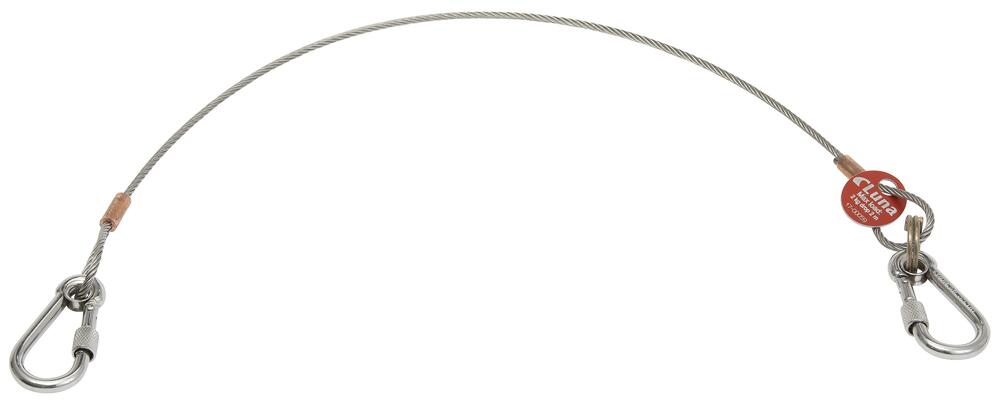 Linka stalowa kwasoodporna z karabińczykami 3 mm x 1,0 m 1