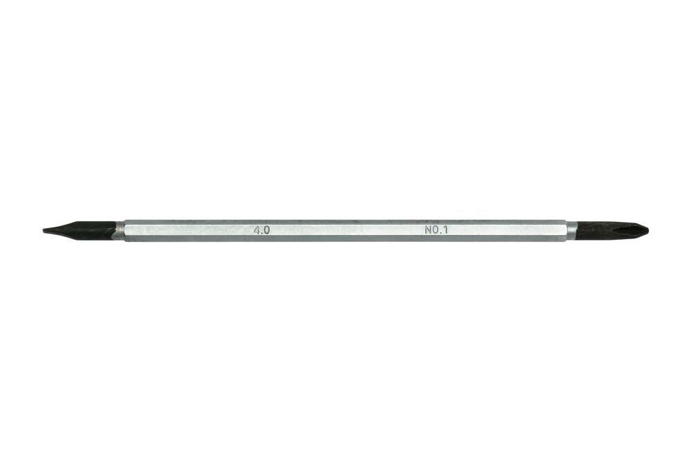 Trzon dwustronny do wkrętaków precyzyjnych płaski 4,0 mm x PH0 1