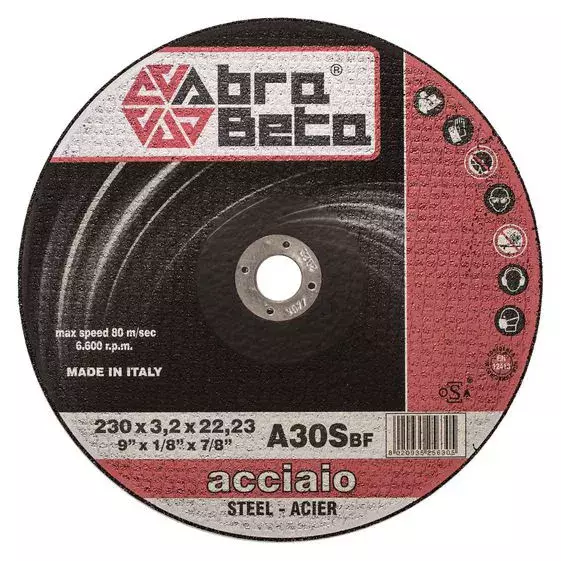Tarcza do cięcia metalu 150x3,2x22,23 A30S Standard wypukła AbraBETA 000050150 1