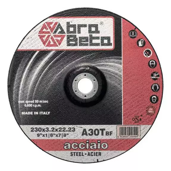 Tarcza do cięcia metalu 230x2,5x22,23 A30T Standard płaska AbraBETA 000051230 1
