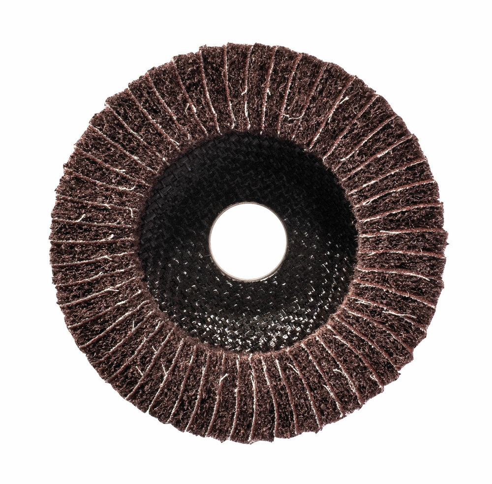 Ściernica listkowa talerzowa płaska, z włókniny z przekładką, granulacja średnia - medium+a120, talerz fibrowy 125x20x22,23mm, a 1