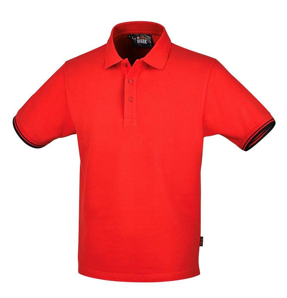Koszulka polo bawełn.czerw.7547r m 1