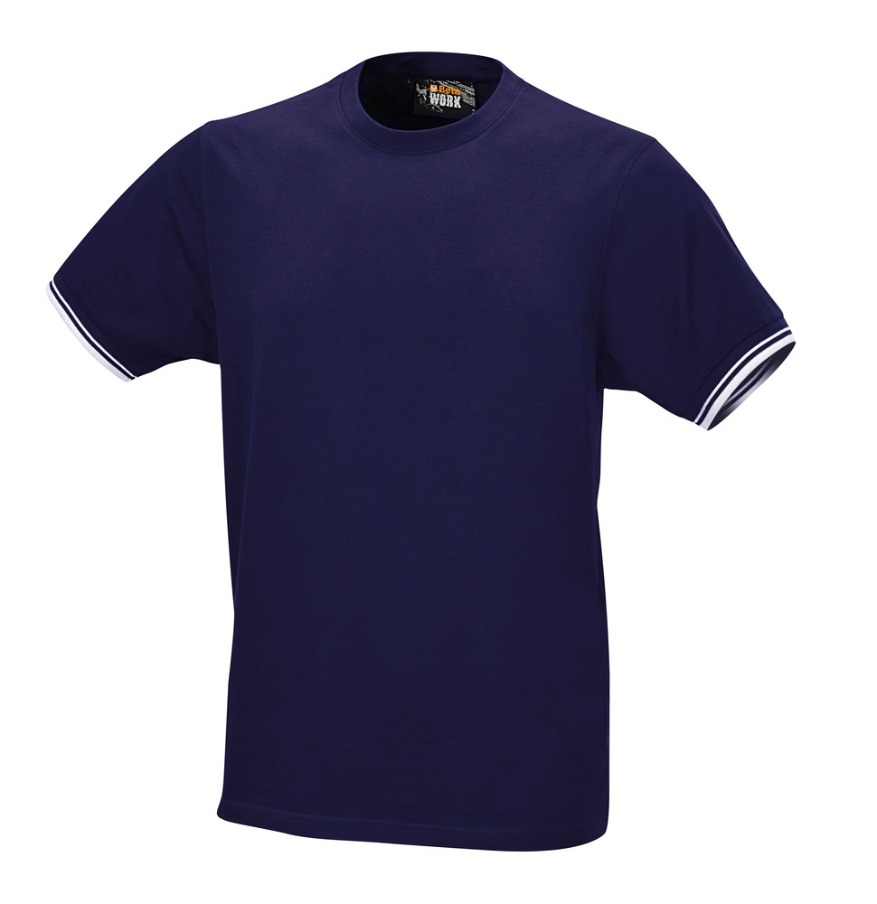 T-shirt bawełna granatowy 7549bl m 1