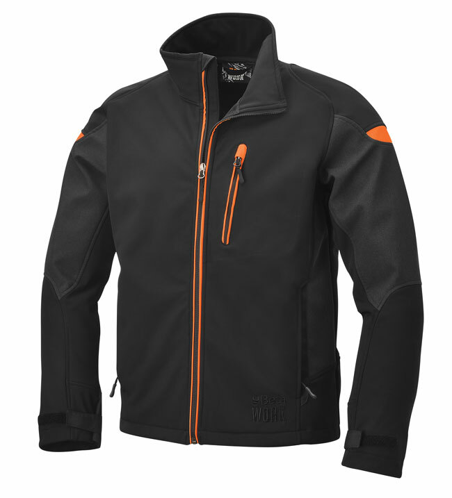 Kurtka robocza krótka softshell z materiału trójwarstwowego, z wodoodporną, wiatroszczelną, oddychającą membraną tpu, 94% polies 1