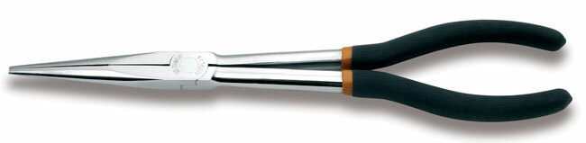 Szczypce półokrągłe, proste, długie, ramiona pokryte podwójną warstwą pcw, model 1009l/a, 283mm 1