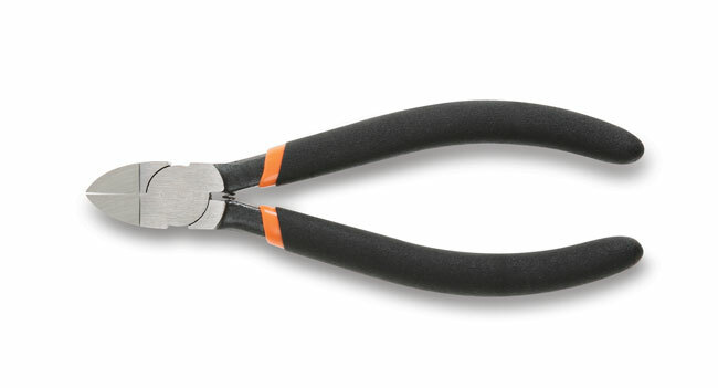 Szczypce tnące boczne do tworzyw sztucznych, ramiona pokryte podwójną warstwą pcw, model 1080d/15, 160mm 1