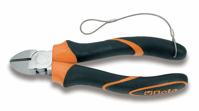 Szczypce tnące boczne do prac na wysokościach, rękojeści z kompozytu dwumateriałowego, model 1082bm-hs, 160mm 1