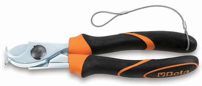 Nożyce do cięcia kabli do prac na wysokościach, rękojeści z kompozytu dwumateriałowego, model 1132bm-hs, 230mm 1