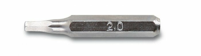 Końcówka wkrętakowa sześciokątna precyzyjna, zabierak 4mm, model 1256pe, 1,5mm 1