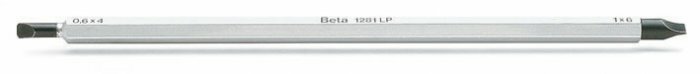 Grot dwustronny, płaski, model 1281lp/1, 0,8x4 - 1,2x6,5mm 1
