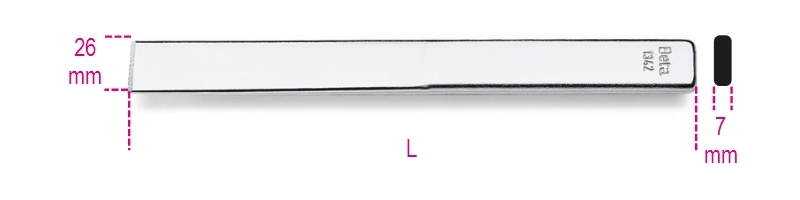 Przecinak blacharski, model 1342, 235mm 1