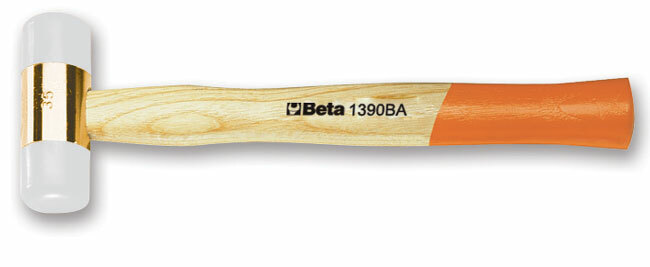 Młotek z obuchami z tworzywa sztucznego, nieiskrzący, model 1390ba, 52mm 1