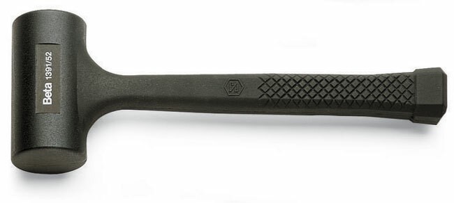 Młotek bezodrzutowy, pokryty gumą, model 1391, 55mm 1