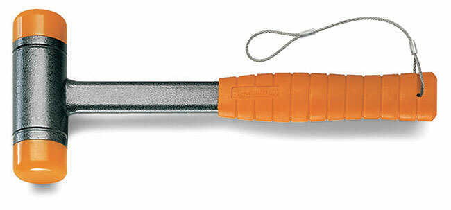 Młotek bezodrzutowy z obuchami z tworzywa sztucznego do prac na wysokościach, model 1392hs, 50mm 1