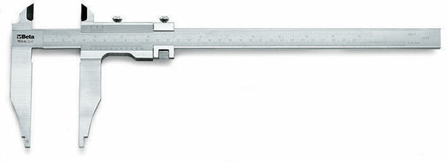 Suwmiarka noniuszowa, dwustronna z precyzerem, model 1654, 0-200mm 1