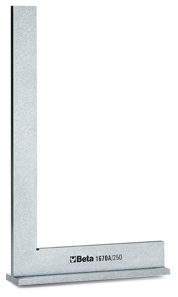 Kątownik powierzchniowy ze stopką, do prac niewymagających precyzji, model 1670a, 750mm 1