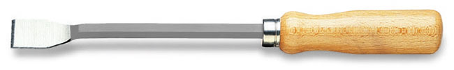 Skrobak płaski, wygięty, model 1717d, 150mm 1