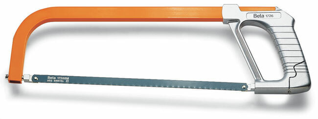 Oprawka brzeszczota do metalu, z mechananizmem naciągu w rękojeści, z brzeszczotem 1728b, model 1726, 440mm 1