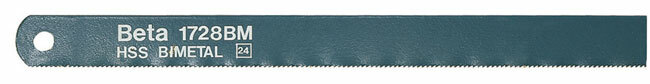 Brzeszczot do metalu, model 1728bm, hss bimetal, 24 zęby/cal, 300mm 1