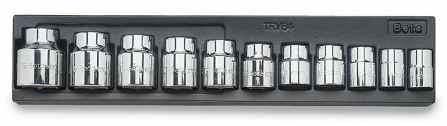Wkład profilowany twardy z zestawem 11 nasadek 928a, 22-50mm, model 2424/t105 1