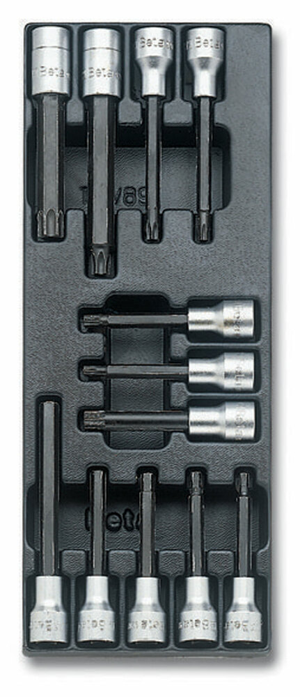 Wkład profilowany twardy z zestawem 12 nasadek 920pe-920tx-920xzn, model 2424/t113 1