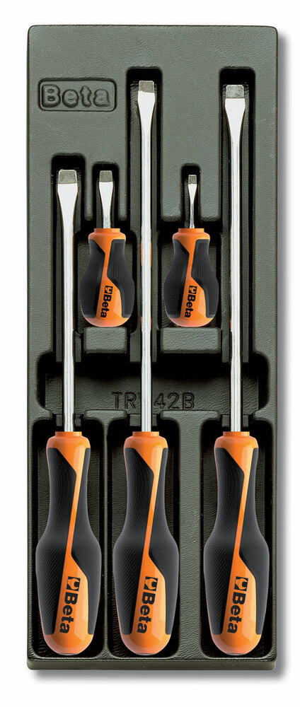 Wkład profilowany twardy z zestawem 5 wkrętaków beta grip, 1260-1260n, model 2424/t201 1