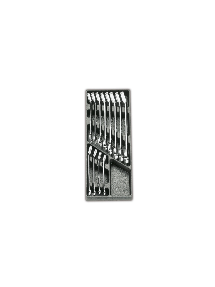 Wkład profilowany twardy z zestawem 12 kluczy 142, 8-19mm, model 2424/t45 1