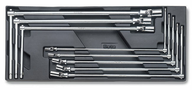 Wkład profilowany twardy z zestawem 8 kluczy 952, 7-19mm, model 2424/t63 1