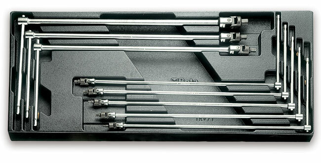 Wkład profilowany twardy z zestawem 8 kluczy 953, 3-10mm, model 2424/t65 1