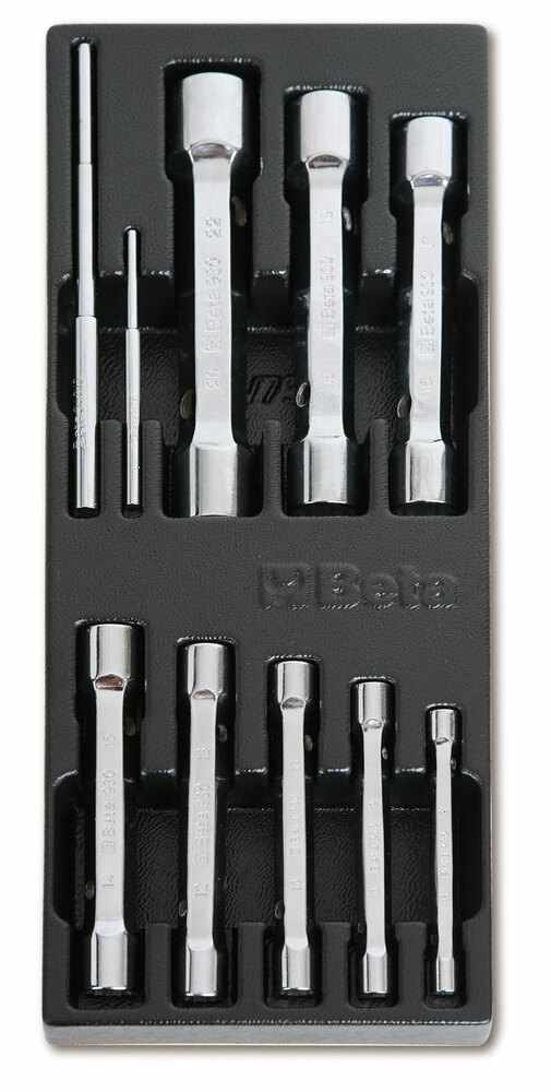Wkład profilowany twardy z zestawem 8 kluczy 930, 6-22mm z pokrętłami 940, model 2424/t73 1