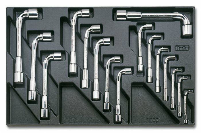 Wkład profilowany twardy z zestawem 16 kluczy 932, 7-24mmk, model 2424/t76 1