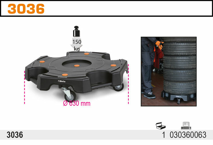 Wózek do transportu kół, maks.150kg 1