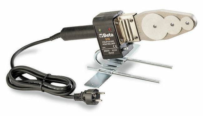 Zgrzewarka elektryczna do rur i kształtek z tworzyw sztucznych, model 310/2, 16-63 mm, 650w/230v 1